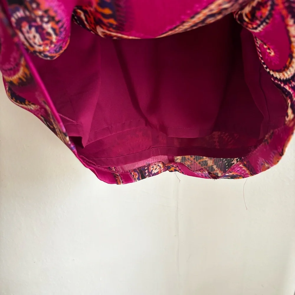 Ralph Lauren Pink Paisley Midi Dress size 8 - Picture 5 of 8